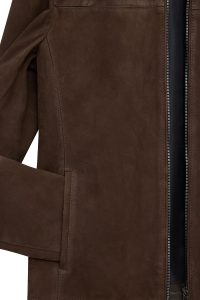 کت جیر مردانه رنگ قهوه‌ای یقه دیپلمات جذب Neymar دری مد