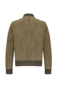 کت جیر مردانه سبز زیپ‌دار بافت‌دار Foden دری مد