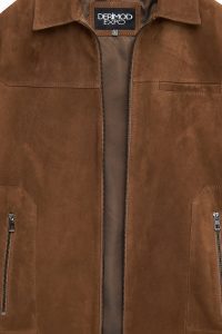 کت جیر مردانه قهوه‌ای Mark دری مد