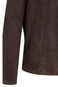 کت چرم دو رو جیر قهوه ای مردانه Clint دری مد