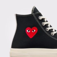 کتونی کانورس Chuck 70 Comme Des Garçons مشکی مردانه و زنانه