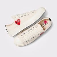 کتونی کانورس آل استار Chuck 70 Comme Des Garçons سفید مردانه و زنانه اورجینال