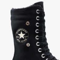 کتونی کانورس آل‌استار Chuck Taylor All Star Fold Over Lift مشکی زنانه