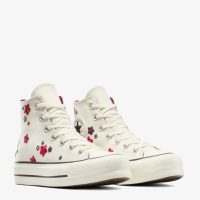 کتونی کانورس آل‌استار Chuck Taylor All Star Lift کرم زنانه