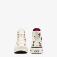 کتونی کانورس آل‌استار Chuck Taylor All Star Lift کرم زنانه