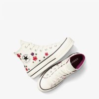 کتونی کانورس آل‌استار Chuck Taylor All Star Lift کرم زنانه