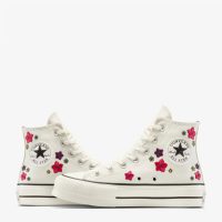 کتونی کانورس آل‌استار Chuck Taylor All Star Lift کرم زنانه