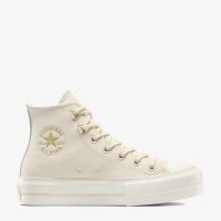 کتونی کانورس آل‌استار Chuck Taylor All Star Lift کرم زنانه