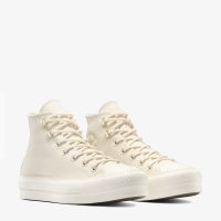 کتونی کانورس آل‌استار Chuck Taylor All Star Lift کرم زنانه