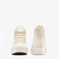 کتونی کانورس آل‌استار Chuck Taylor All Star Lift کرم زنانه