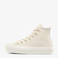 کتونی کانورس آل‌استار Chuck Taylor All Star Lift کرم زنانه