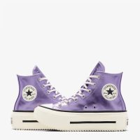 کتونی کانورس آل‌استار Chuck Taylor All Star Lift Double Stack بنفش مردانه و زنانه