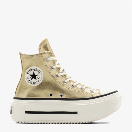 کتونی کانورس آل‌استار Chuck Taylor All Star Lift Double Stack زرد مردانه و زنانه