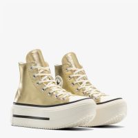 کتونی کانورس آل‌استار Chuck Taylor All Star Lift Double Stack زرد مردانه و زنانه