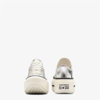 کتونی کانورس آل‌استار Chuck Taylor All Star Lift Double Stack طوسی مردانه و زنانه