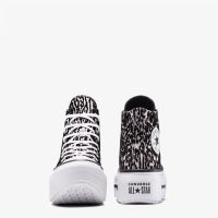 کتونی کانورس آل‌استار Chuck Taylor All Star Lift Double Stack مشکی مردانه و زنانه