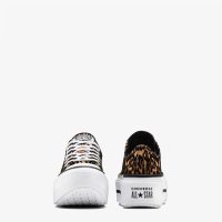 کتونی کانورس آل‌استار Chuck Taylor All Star Lift Double Stack نارنجی مردانه و زنانه