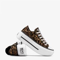 کتونی کانورس آل‌استار Chuck Taylor All Star Lift Double Stack نارنجی مردانه و زنانه