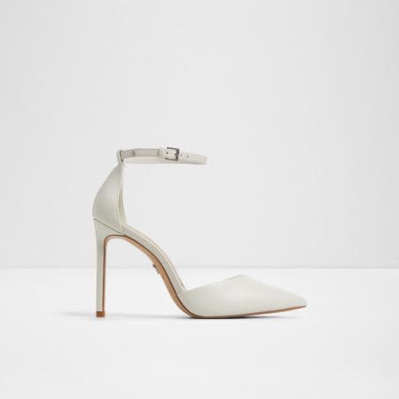 کفش زنانه پاشنه بلند سفید اکرو آلدو DERPERLA – ALDO