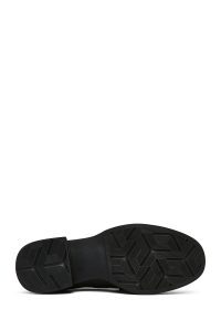 کفش لوفر زنانه چرم مشکی دری مد