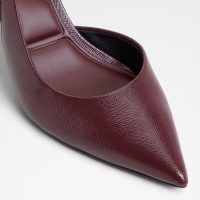 کفش پاشنه‌دار زنانه زرشکی پشت باز JEANNY – ALDO