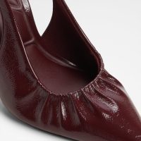 کفش پاشنه‌دار زنانه زرشکی پشت باز MYSTIE – ALDO