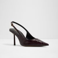 کفش پاشنه‌دار زنانه زرشکی پشت باز SERALINA – ALDO