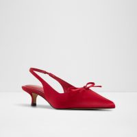 کفش پاشنه‌دار زنانه قرمز پشت باز AZIZZA – ALDO