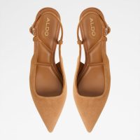 کفش پاشنه‌دار زنانه قهوه‌ای ADAN – ALDO