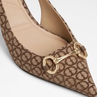 کفش پاشنه‌دار زنانه قهوه‌ای پشت باز FINNEA – ALDO