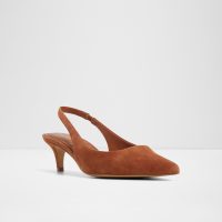 کفش پاشنه‌دار زنانه قهوه‌ای پشت باز LEANE – ALDO