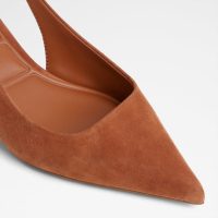 کفش پاشنه‌دار زنانه قهوه‌ای پشت باز LEANE – ALDO