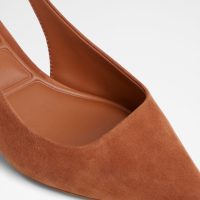 کفش پاشنه‌دار زنانه قهوه‌ای پشت باز LEANE – ALDO