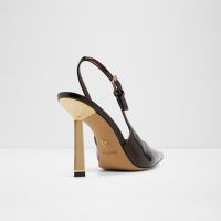 کفش پاشنه‌دار زنانه قهوه‌ای پشت باز MARYSA – ALDO