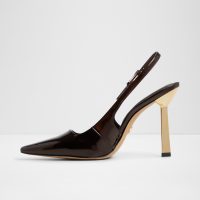 کفش پاشنه‌دار زنانه قهوه‌ای پشت باز MARYSA – ALDO