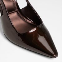 کفش پاشنه‌دار زنانه قهوه‌ای پشت باز MARYSA – ALDO