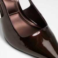 کفش پاشنه‌دار زنانه قهوه‌ای پشت باز MARYSA – ALDO