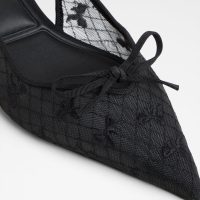 کفش پاشنه‌دار زنانه مشکی پشت باز AZARO – ALDO