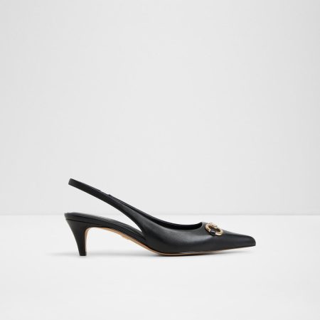 کفش پاشنه‌دار زنانه مشکی پشت باز FINNEA – ALDO