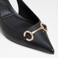 کفش پاشنه‌دار زنانه مشکی پشت باز FINNEA – ALDO