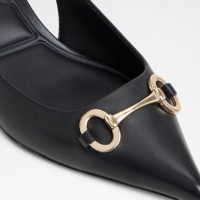 کفش پاشنه‌دار زنانه مشکی پشت باز FINNEA – ALDO