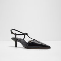 کفش پاشنه‌دار زنانه مشکی پشت باز GALATRIX – ALDO