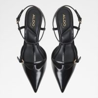 کفش پاشنه‌دار زنانه مشکی پشت باز GALATRIX – ALDO