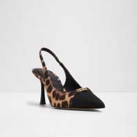 کفش پاشنه‌دار زنانه مولتی پلنگی پشت باز AUGUSTAS – ALDO