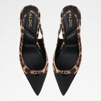 کفش پاشنه‌دار زنانه مولتی پلنگی پشت باز AUGUSTAS – ALDO