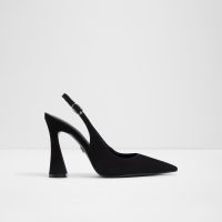 کفش پاشنه‌دار زنانه چرمی سوئت مشکی DAPHNEA – ALDO