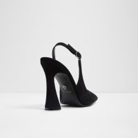 کفش پاشنه‌دار زنانه چرمی سوئت مشکی DAPHNEA – ALDO