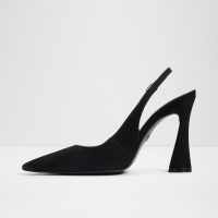 کفش پاشنه‌دار زنانه چرمی سوئت مشکی DAPHNEA – ALDO