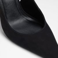 کفش پاشنه‌دار زنانه چرمی سوئت مشکی DAPHNEA – ALDO