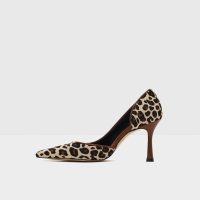 کفش پاشنه‌دار زنانه چرمی پلنگی HOKOTA-TR – ALDO